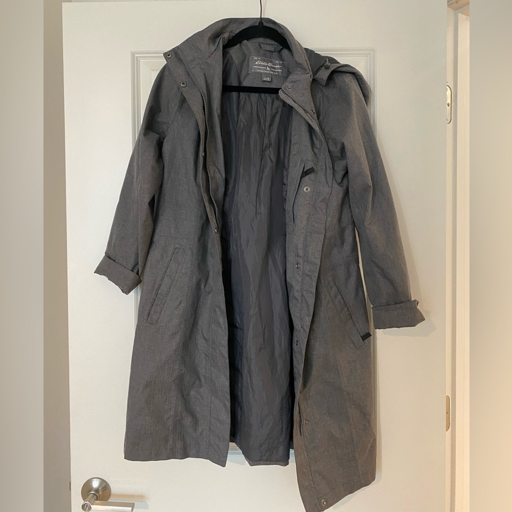 COPY - Eddie Bauer Medium Grey Rain Jacket